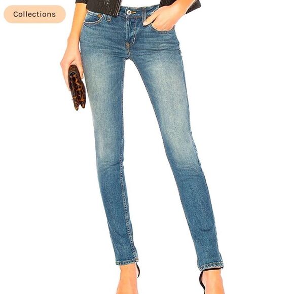 Re/Done Denim - RE/DONE Originals Ultra Low Rise with Stretch in Medium Dusty 30